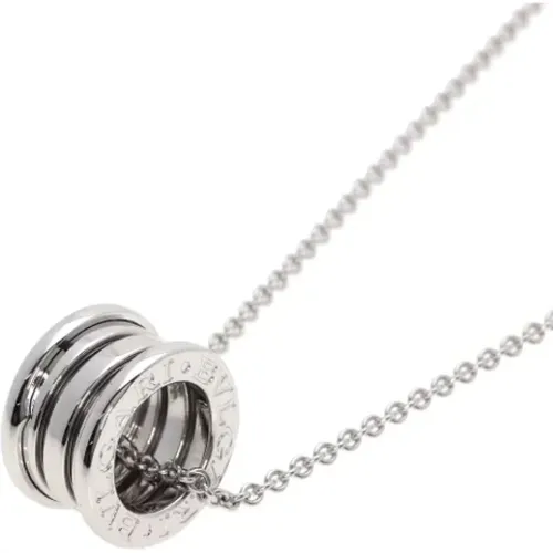 Pre-owned White Gold necklaces , female, Sizes: ONE SIZE - Bvlgari Vintage - Modalova