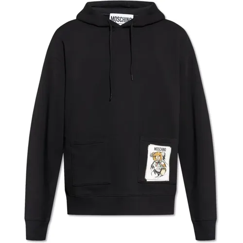 Bedruckter Sweatshirt , Herren, Größe: L - Moschino - Modalova