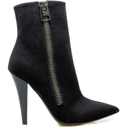 Elegante Lederstiefel , Damen, Größe: 39 EU - Tom Ford - Modalova