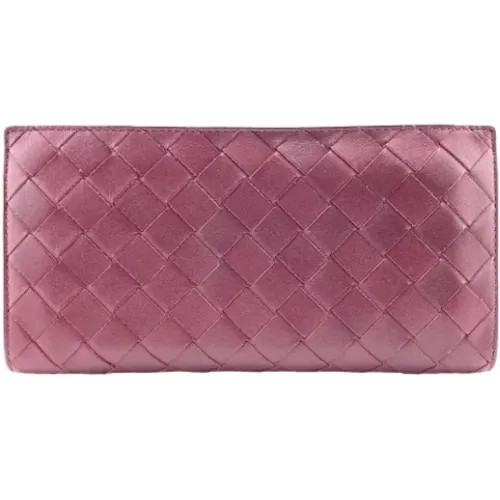 Pre-owned Leather wallets , female, Sizes: ONE SIZE - Bottega Veneta Vintage - Modalova