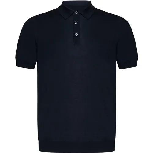 Men Clothing T-Shirts Polos Blue Ss23 , male, Sizes: 4XL, S, 3XL, M - Drumohr - Modalova