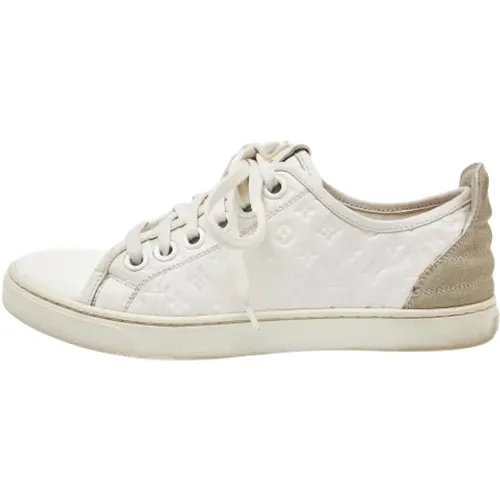 Pre-owned Leather sneakers , female, Sizes: 2 UK - Louis Vuitton Vintage - Modalova