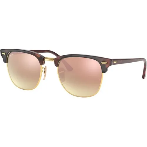 Clubmaster 3016 Sunglasses in Havana Red , unisex, Sizes: 51 MM - Ray-Ban - Modalova