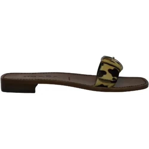Pre-owned Leather sandals , female, Sizes: 5 1/2 UK - Prada Vintage - Modalova