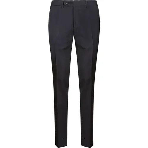 Wool Flannel Trousers , male, Sizes: M - Canali - Modalova