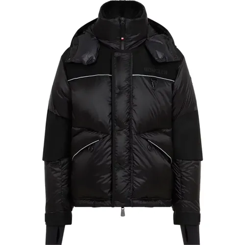 Schwarze Albiez Jacke für Männer - Moncler - Modalova