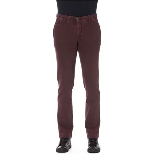 Chino Stil Hose mit Logo Details , Herren, Größe: W33 - Jacob Cohën - Modalova