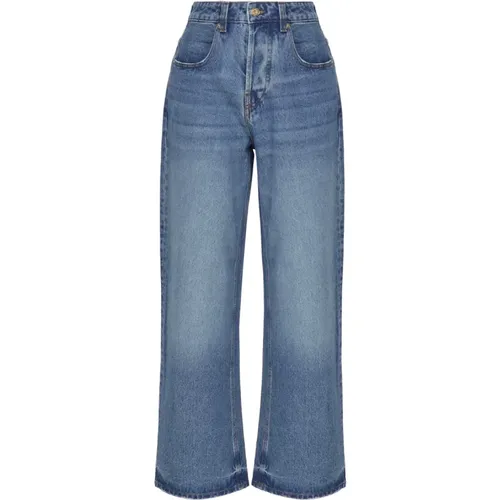 Indigo Wide Leg Denim Jeans , Damen, Größe: W24 - Jacquemus - Modalova