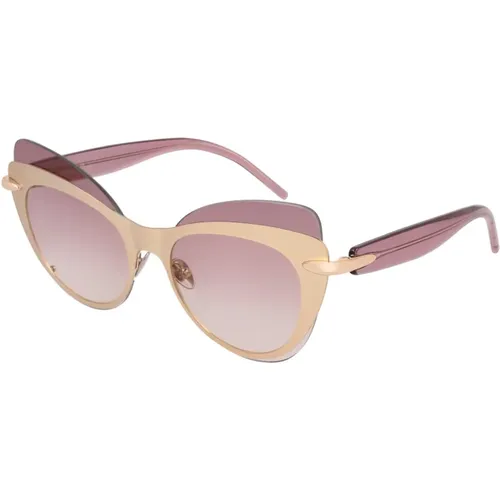 Roségold Gradient Sonnenbrille , Damen, Größe: 60 MM - Pomellato - Modalova