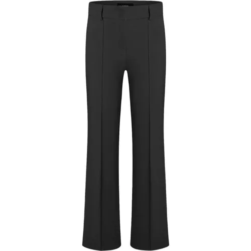 Schwarze Hose mit ausgestelltem Bein , Damen, Größe: XL - CAMBIO - Modalova