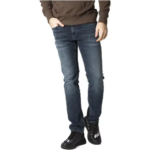 Slim-fit Blaue Jeans , Herren, Größe: W29 L32 - Tommy Jeans - Modalova