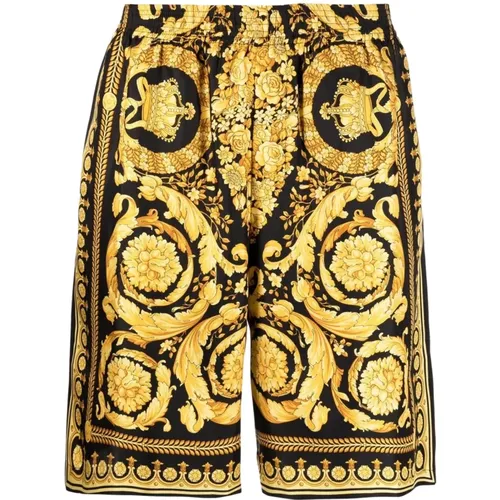 Long shorts , male, Sizes: L - Versace - Modalova