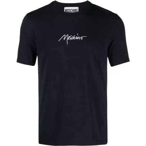 Stretch Cotton Jersey T-Shirt , male, Sizes: 2XL, 3XL, S, L, XL, M - Moschino - Modalova