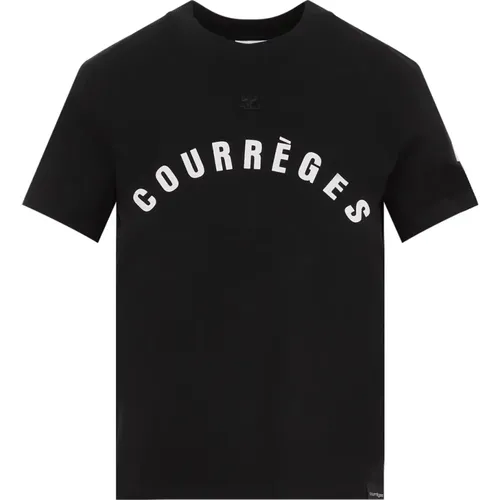 Cotton T-shirt Ss24 , female, Sizes: S - Courrèges - Modalova