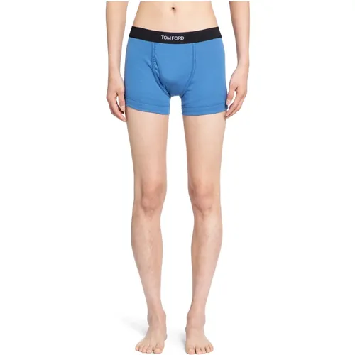 Stretch Jersey Boxer Brief,Rosa Baumwoll-Jersey-Boxershorts - Tom Ford - Modalova