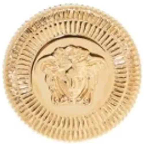 Gold Medusa Biggie Brass Ring , female, Sizes: 60 MM - Versace - Modalova