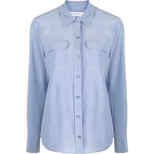 Long Sleeve Shirt with Patch Pockets , female, Sizes: XS, S - Equipment - Modalova