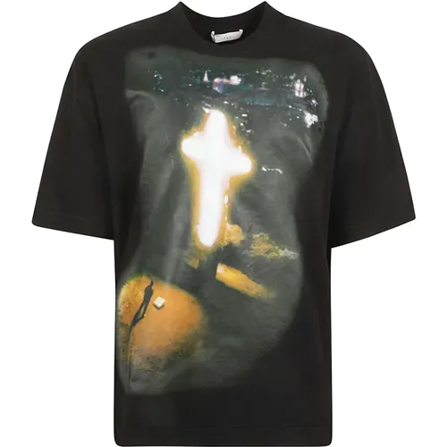 Black T-Shirts & Polos Aw23 , male, Sizes: XS, S - 1989 Studio - Modalova