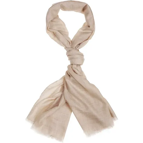 Luxury Cashmere Silk Scarf , female, Sizes: ONE SIZE - Eleventy - Modalova