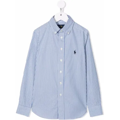 Blaues Button-Down Hemd mit Signatur Pony - Ralph Lauren - Modalova