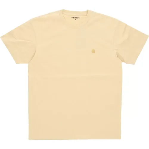 Citron/Gold Kurzarm T-Shirt - Carhartt WIP - Modalova