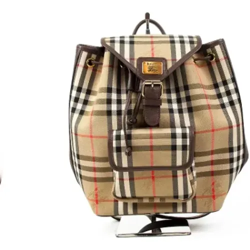 Pre-owned Fabric backpacks , female, Sizes: ONE SIZE - Burberry Vintage - Modalova