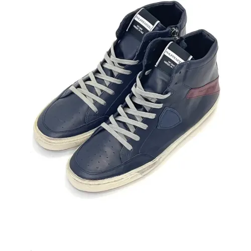 High Top Sports Sneakers , male, Sizes: 11 UK, 6 UK, 10 UK, 7 UK - Philippe Model - Modalova