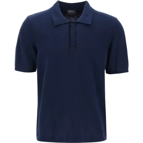 Klassisches Polo Shirt , Herren, Größe: XL - A.p.c. - Modalova