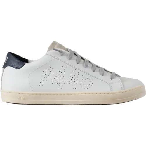 Urban Style Sneakers in Weißem Wildleder , Herren, Größe: 45 EU - P448 - Modalova