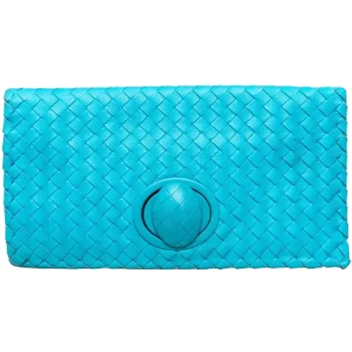 Pre-owned Leather clutches , female, Sizes: ONE SIZE - Bottega Veneta Vintage - Modalova