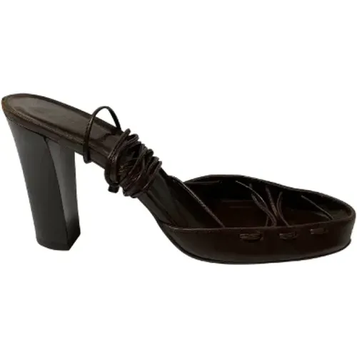 Pre-owned Leder Heels , Damen, Größe: 39 1/2 EU - Bottega Veneta Vintage - Modalova