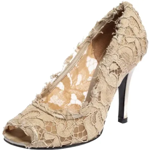 Pre-owned Lace heels , female, Sizes: 4 1/2 UK - Dolce & Gabbana Pre-owned - Modalova