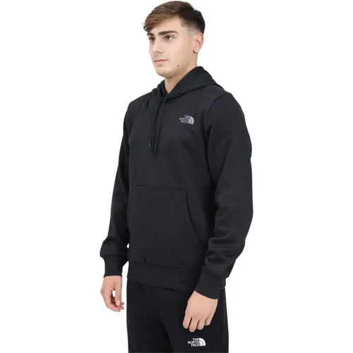 Schwarzer Hoodie Logo Sweatshirt Männer - The North Face - Modalova