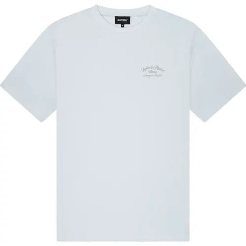 Men's Milano T-Shirt Light /Grey , male, Sizes: M, XL, L - Quotrell - Modalova