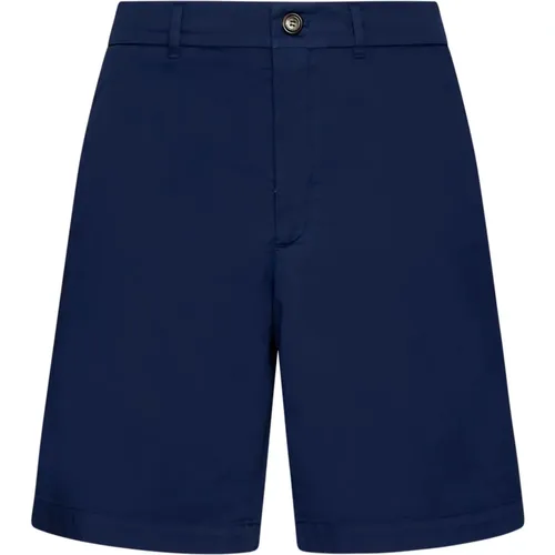 Blaue Twill-Shorts , Herren, Größe: XL - BRUNELLO CUCINELLI - Modalova