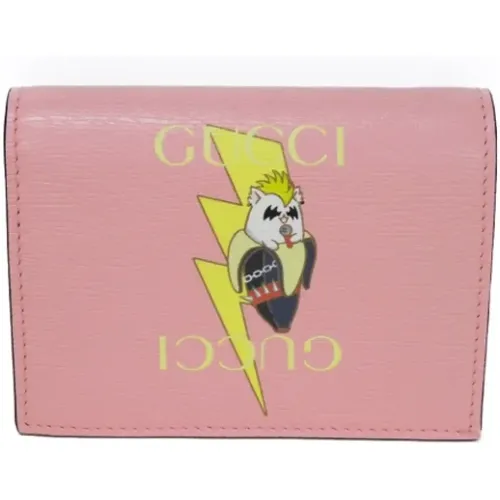 Pre-owned Leather wallets , female, Sizes: ONE SIZE - Gucci Vintage - Modalova