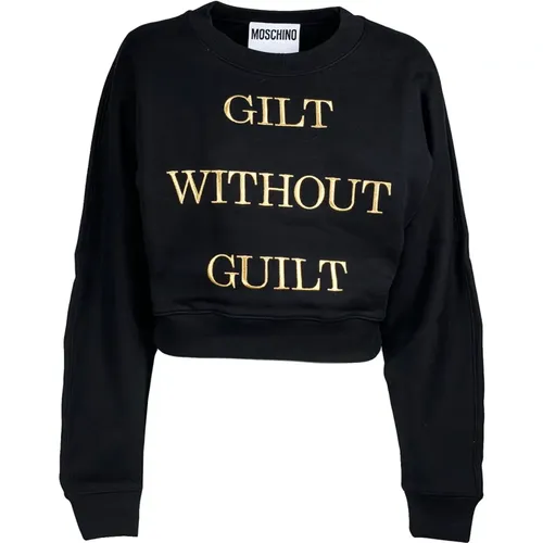 Guilt Without Guilty Sweatshirt , female, Sizes: M - Moschino - Modalova