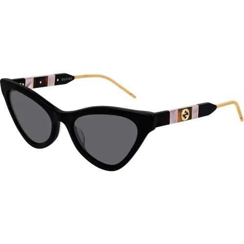 Grey Sonnenbrillen , Damen, Größe: 55 MM - Gucci - Modalova