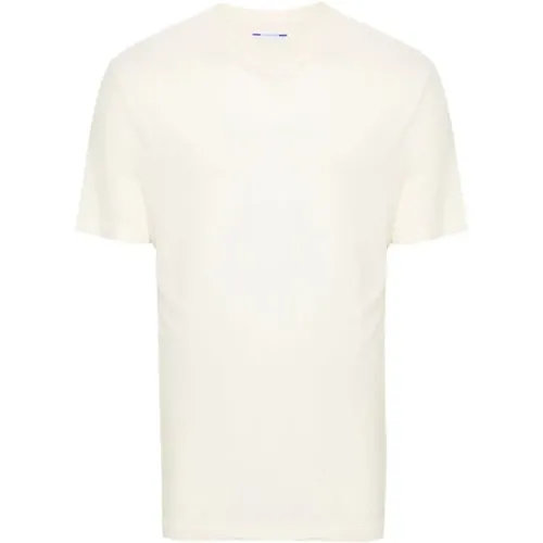 Cotton/linen t-shirt , male, Sizes: XL, L - Jacob Cohën - Modalova