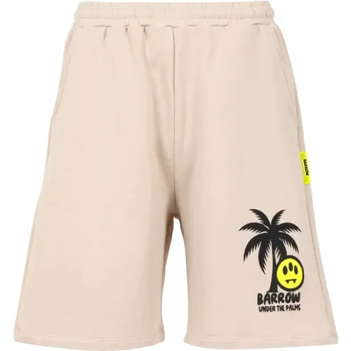 Bermuda Shorts with Print , male, Sizes: M - Barrow - Modalova