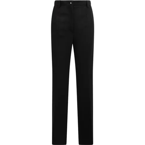 High-waisted flared trousers , female, Sizes: S, XS - Dolce & Gabbana - Modalova