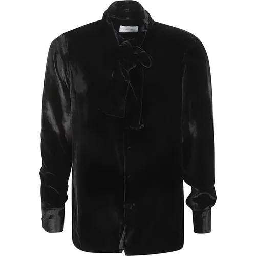 Schwarze Hemden für Männer , Herren, Größe: L - Lardini - Modalova