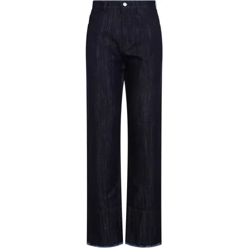 Blaue High Waist Tapered Jeans , Damen, Größe: W26 - Victoria Beckham - Modalova