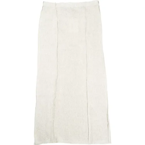 Long Knit Panel Skirt , female, Sizes: L, S, M - Siedrés - Modalova