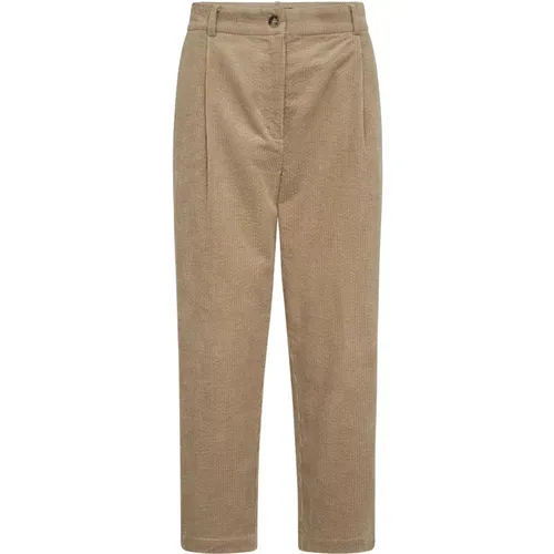 Cordhose mit Falte Tannin , Damen, Größe: M - MOS MOSH - Modalova