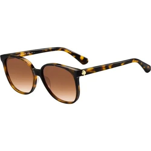 Alianna/G/S Sunglasses in Havana/ Shaded , female, Sizes: 56 MM - Kate Spade - Modalova