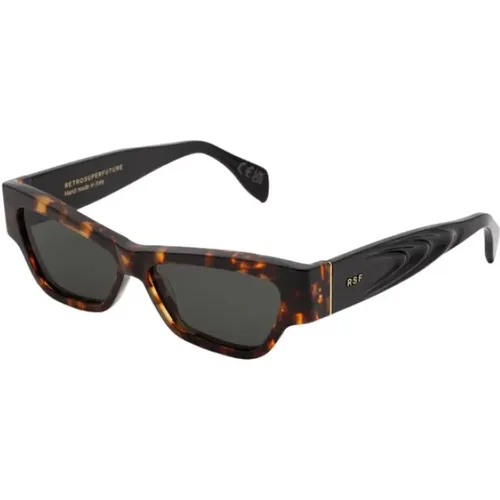 Burnt Havana Sunglasses , unisex, Sizes: 56 MM - Retrosuperfuture - Modalova