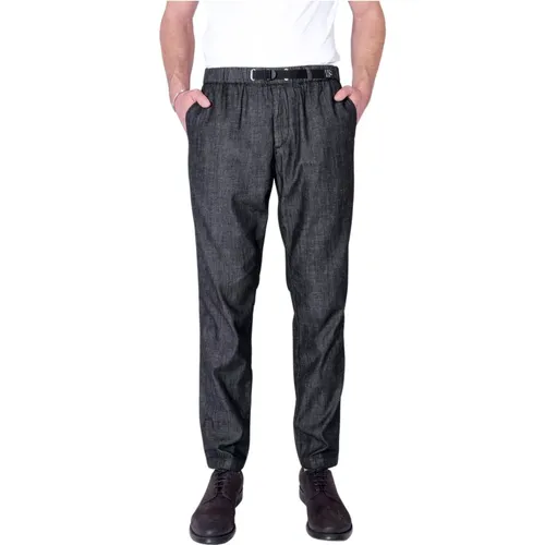 Summer Denim Trousers , male, Sizes: M, 2XL, S, XL, L - White Sand - Modalova