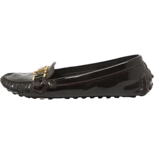 Pre-owned Leather flats , female, Sizes: 3 1/2 UK - Louis Vuitton Vintage - Modalova