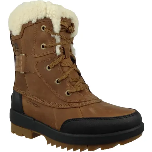 Braune Damenstiefel , Damen, Größe: 37 EU - Sorel - Modalova